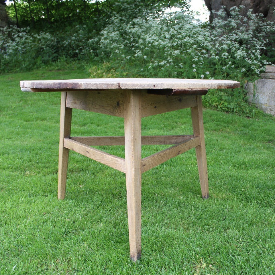 Large Late Pine Cricket Table Damon Blandford Antiques