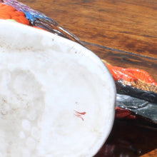 Load image into Gallery viewer, superb-porcelain-pheasant-1:2-scale-modelled-on-mature-golden-pheasant-alert-upright-natural-pose-beautifully-painted-porcelain-mottled-tail-feathers-particularly-well-painted-marked-to-underside-base-letter-M-possibly-KPM Berlin-germany-for-sale-damon-blandford-antiques-stroud-stow-on-the-wold-cotswolds-interior-decoration-ceramic-pottery