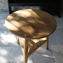 Load image into Gallery viewer, good-19th-century-welsh-pine-cricket-table-pegged-joints-pitch-pine-top-under-tier-nicely-proportioned-excellent-solid condition-aesthetic-appeal-two-plank-top-constructed-nicely-figured-timber-for-sale-damon-blandford-antiques-stroud-stow-on-the-wold-cotswolds-regional-furniture-country