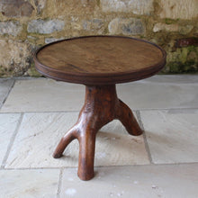 Load image into Gallery viewer, incredibly-solid-stable-C18th-table-banded-oak-three-plank-branch-box-wood-base-incredibly-heavy-table-rustic-form-excellent-sofa-side-table-small-coffee-table-wonderful-period-property-contemporary-excellent-condition-for-sale-damon-blandford-antiques-stow-on-the-wold-cotswolds
