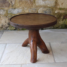 Load image into Gallery viewer, incredibly-solid-stable-C18th-table-banded-oak-three-plank-branch-box-wood-base-incredibly-heavy-table-rustic-form-excellent-sofa-side-table-small-coffee-table-wonderful-period-property-contemporary-excellent-condition-for-sale-damon-blandford-antiques-stow-on-the-wold-cotswolds
