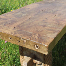 Load image into Gallery viewer, exceptionally-good-18th-century-french-refectory-table-oak-well-figured-single-plank-top-breadboard-ends-blacksmith-forged-iron-nails-trestle-style-supports-particularly-attractive-hand-carved-spiral-details-supports-united-by-deep-reeded-stretcher-wonderful-dinning-preparation-console-table-contemporary-or-period-setting-for-sale-damon-blandford-antiques-cotswolds