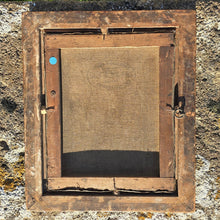 Load image into Gallery viewer, good-late-19th-century-french-impressionist-oil-painting-on-canvas-from-private-london-collection-natural-timed-frame-costal-landscape-sail-boats-foreground-horizontal-land-mass-vertical-masts-sail-boats-depth-colourful-painting-good-use-of-light-unsigned-skilled-hand-for-sale-damon-blandford-antiques-cotswolds