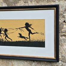 Load image into Gallery viewer, Striking-early-20th-century-silhouette-art-print-art-nouveau-style-the-four-seasons-by-hugo-hoppener-fidus-german-illustrato- painter-publisher-excellent-condition-new-high-quality-bespoke-made-gesso-parcel-gilt-frame-for-sale-damon-blandford-antiques-stow-on-the-wold-cotswold-antiques-wall-art-interior-design
