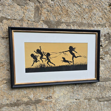 Load image into Gallery viewer, Striking-early-20th-century-silhouette-art-print-art-nouveau-style-the-four-seasons-by-hugo-hoppener-fidus-german-illustrato- painter-publisher-excellent-condition-new-high-quality-bespoke-made-gesso-parcel-gilt-frame-for-sale-damon-blandford-antiques-stow-on-the-wold-cotswold-antiques-wall-art-interior-design