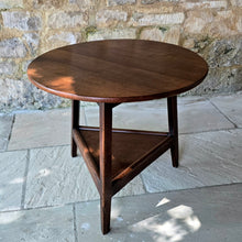 Load image into Gallery viewer, 19th-century-welsh-oak-cricket-table-excellent-proportions-good-provenance-original-Mary-Williams-landlady-Bear-Inn-Rhayader-Wales-solid-condition-dinning-tavern-table-for-sale-vernacular-folk-early-oak-country-for-sale-damon-blandford-antiques-stow-on-the-wold-gloucestershire