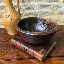 Load image into Gallery viewer, Superb-early-19th-century-welch-sycamore-bowl-excellent-condition-rich-black-golden-tones-truly-delightful-treen-patena-for-sale-damon-blandford-antiques-stow-on-thewold-cotswolds