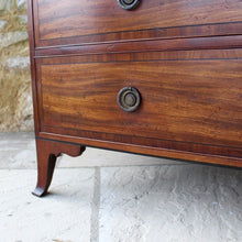 Load image into Gallery viewer, regency-cross-banded-chest-drawers-secretaire-storage-cotswolds-stroud-gloucestershire