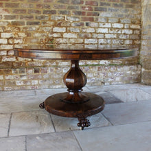 Load image into Gallery viewer, regency-table-tilt-top-breakfast-antique-rosewood-lion-paw-pedestal