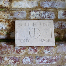 Load image into Gallery viewer, sculpture- wood-wooden-carving-yew-tony-basil-castlehill-filleigh-devon-female-bust-heads-stone-mason