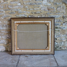 Load image into Gallery viewer, oil-painting-canvas-european-market-scene-dutch-artist-carl-van-rooijen-original-flowers-light-lighting-colour-shaddow-dark-elegant-trees-buildings-damon-blandford-art-artist-for-sale-gloucestershire-cotswolds-stroud-verso