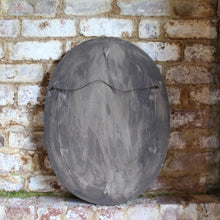 Load image into Gallery viewer, mirror-oval-chinoiserie-black-lacquered-decorated-mirror-plate-1930's-damon-blandford-antiques-gloucestershire-cotswolds-stroud-for-sale-oriental-wall-art-mirror-oriental-figures-buildings-birds-scenes-back-rear-verso