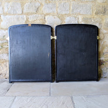 Load image into Gallery viewer, stunning-pair-early-20th-century-japanese-silk-embroidery-works-depicting-young-ravens-incredibly-detailed-silk-work-export-piece-during-late-exposition-period-huge-intrigue-fascination-demand-Japanese-art-silks-depict-young-ravens-branches-tree-leaf-embroidery-contrast-original-ebonised-frames-feature-applied-mother-pearl-leaves-damon-blandford-antiques-wall-art-for-sale-stroud-gloucestershire-cotswolds-country-house