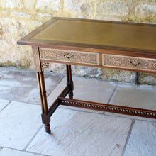 Load image into Gallery viewer, Chinese Chippendale revival writing desk by G Trollope & sons
