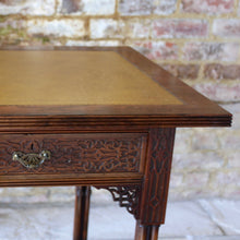 Load image into Gallery viewer, Chinese Chippendale revival writing desk by G Trollope & sons