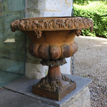 Load image into Gallery viewer, Pair C19th provincial Scottish terracotta garden urns