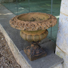 Load image into Gallery viewer, Pair C19th provincial Scottish terracotta garden urns