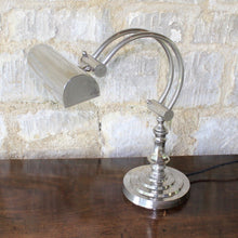 Load image into Gallery viewer, Exceptionally Good Quality Early 20th Century Nickel Plated Desk Lamp