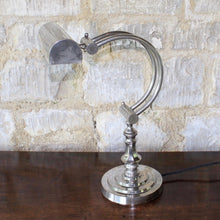Load image into Gallery viewer, Exceptionally Good Quality Early 20th Century Nickel Plated Desk Lamp