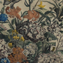 Load image into Gallery viewer, Original-williamsburg-restoration-hand-tinted-print-original-painting-peter-casteels-copper-engraving-by-henry-fletcher-works-commissioned by-robert-furber-market-gardener-kensington-series-paintings-twelve-months-of-flowers-urn-of-flowers-furber-nursery-seasonal-best-numbered-referenced-within-engraving-dated-1730-excellent-condition-colour-framed-good-quality-ebonised-parcel-gilt-frame-new-mount-board-wall-art-damon-blandford-antiques