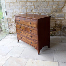 Load image into Gallery viewer, regency-cross-banded-chest-drawers-secretaire-storage-cotswolds-stroud-gloucestershire