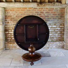 Load image into Gallery viewer, regency-table-tilt-top-breakfast-antique-rosewood-lion-paw-pedestal