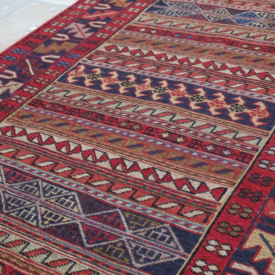 Small Iran Weave Rug Finely Woven Iranian Sumac Runner – Damon Blandford Antiques