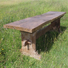 Load image into Gallery viewer, exceptionally-good-18th-century-french-refectory-table-oak-well-figured-single-plank-top-breadboard-ends-blacksmith-forged-iron-nails-trestle-style-supports-particularly-attractive-hand-carved-spiral-details-supports-united-by-deep-reeded-stretcher-wonderful-dinning-preparation-console-table-contemporary-or-period-setting-for-sale-damon-blandford-antiques-cotswolds
