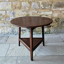 Load image into Gallery viewer, 19th-century-welsh-oak-cricket-table-excellent-proportions-good-provenance-original-Mary-Williams-landlady-Bear-Inn-Rhayader-Wales-solid-condition-dinning-tavern-table-for-sale-vernacular-folk-early-oak-country-for-sale-damon-blandford-antiques-stow-on-the-wold-gloucestershire
