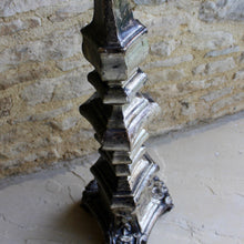 Load image into Gallery viewer, italian-silver-gilt-torchere-rococo-18th-century-ecclesiastical-large-candle-triform-scroll
