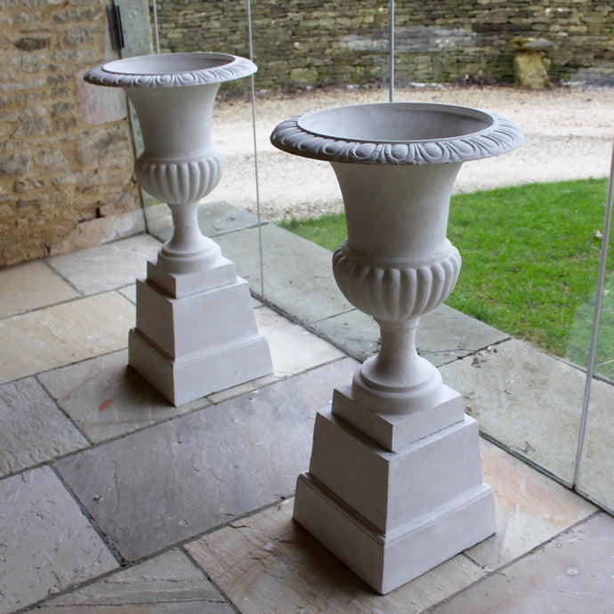 urn-urns-pair-french-medici-plinth-painted-white-cast-iron-vintage-gargen-planter-large
