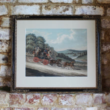 Load image into Gallery viewer, original-framed-lithographs-coaching-scenes-mail-coach-manchester-london-print-painting-James-Pollard-fbdaniell&amp;son-christies-damon-blandford-antiques-cotswold-gloucestershire-forsale-wallart-art-prints
