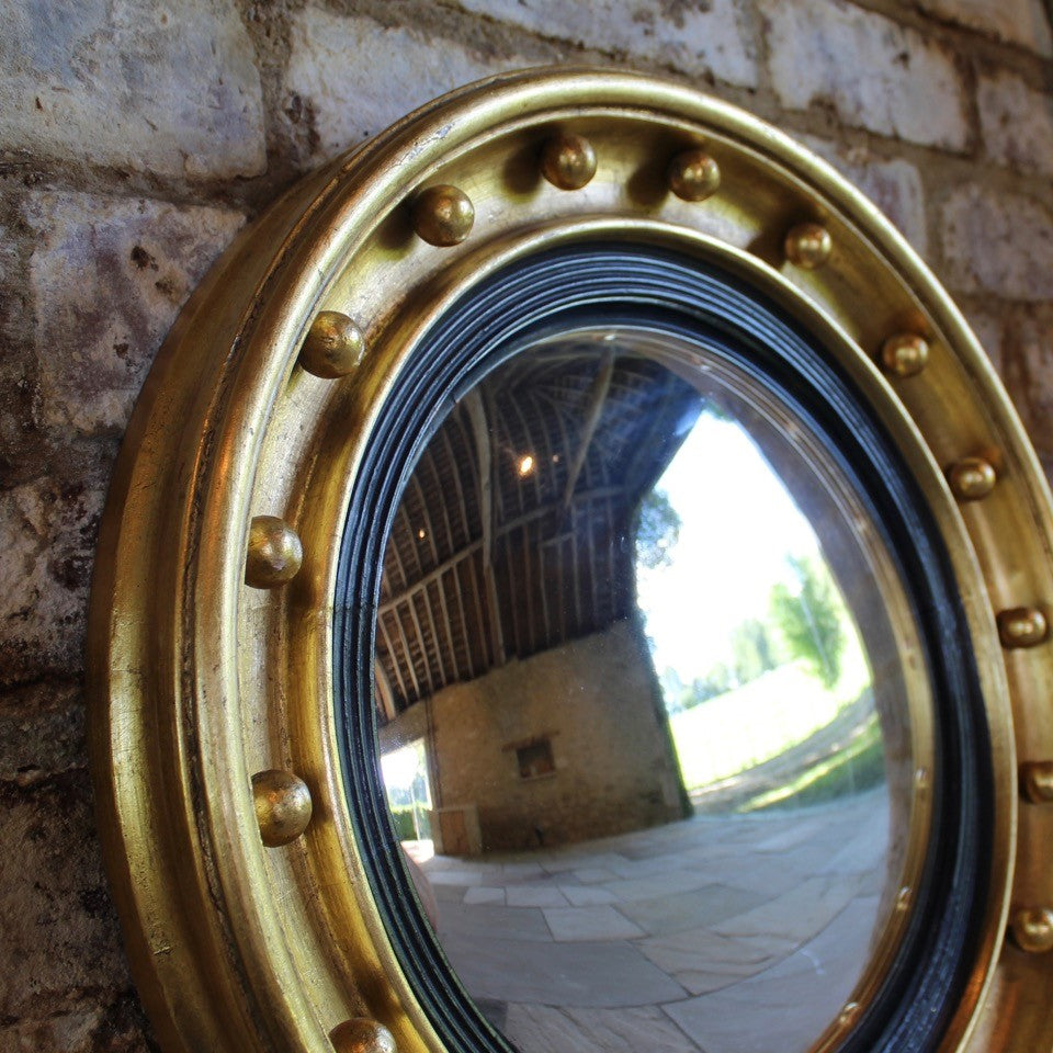 Regency convex wall mirror – Damon Blandford Antiques