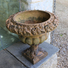 Load image into Gallery viewer, Pair C19th provincial Scottish terracotta garden urns
