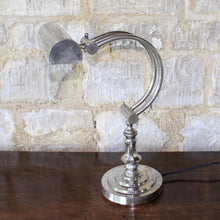 Load image into Gallery viewer, Exceptionally Good Quality Early 20th Century Nickel Plated Desk Lamp
