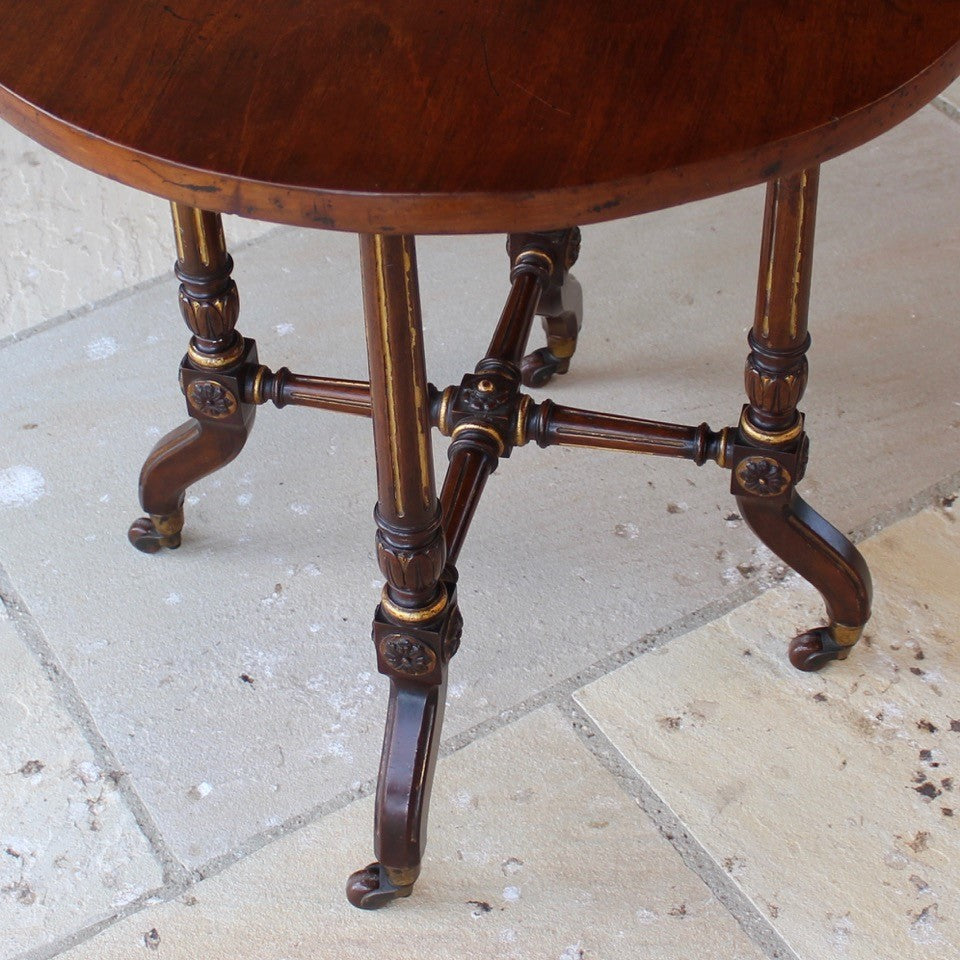 Excellent quality C19th Aesthetic movement side table